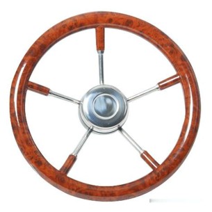 Soft polyurethane steering wheel black 320 mm