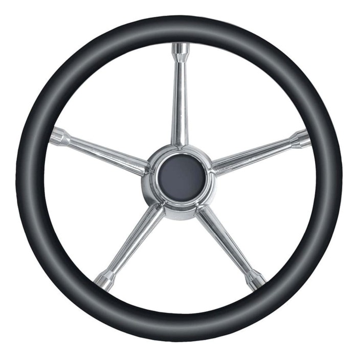 Soft polyurethane steering wheel