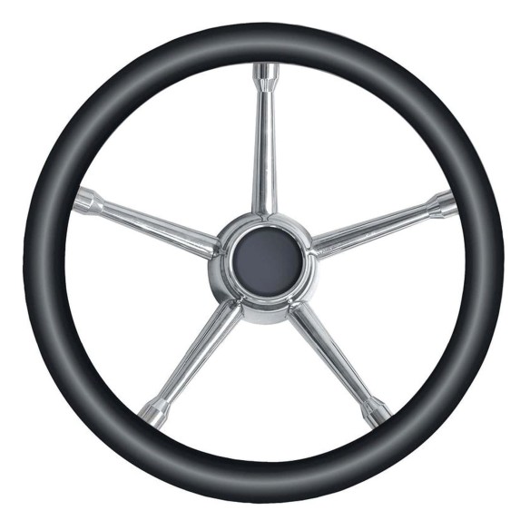 Soft polyurethane steering wheel