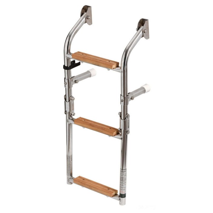 Ladder steps AISI 316  Iroko