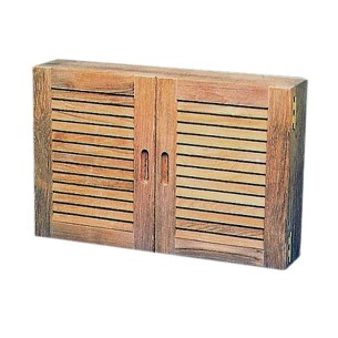 Teak cabinet 56x38x11