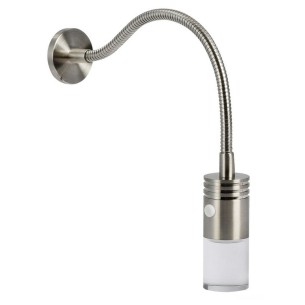 Luce snodata testa letto