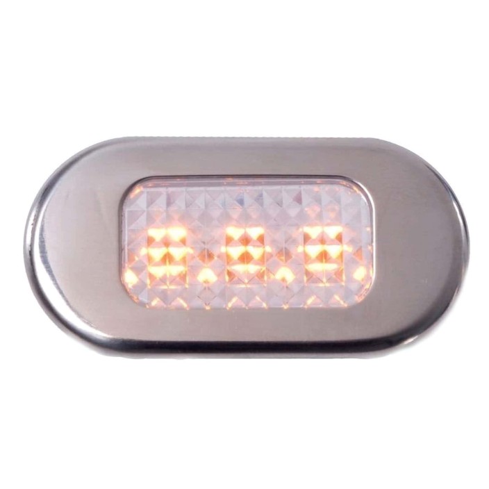 Polycarbonate courtesy light LEDs