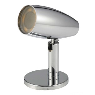 Articulated LED spotlight brass