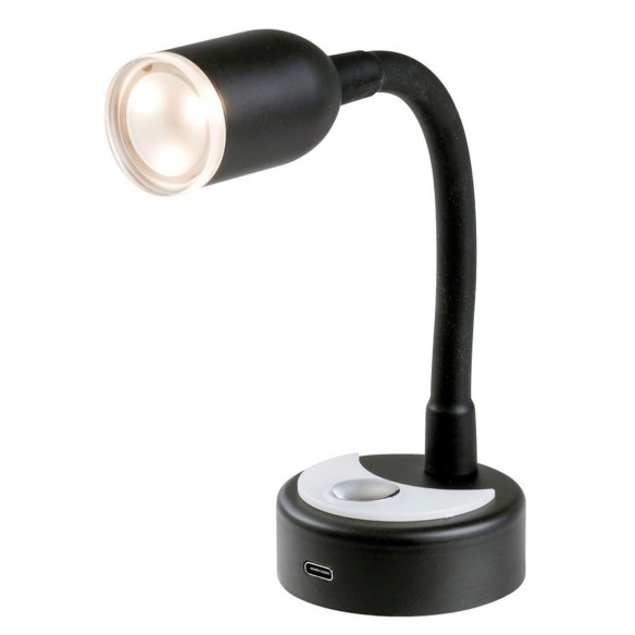 Articulated LED spotlight black
