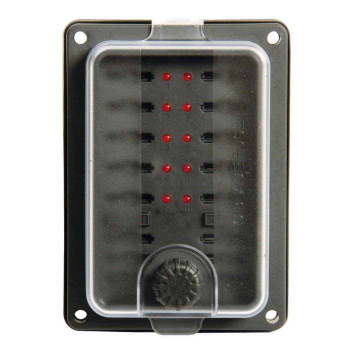 Waterproof blade fuse holder box seats