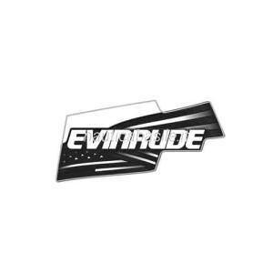 Adesivo sinistro bandiera evinrude brp