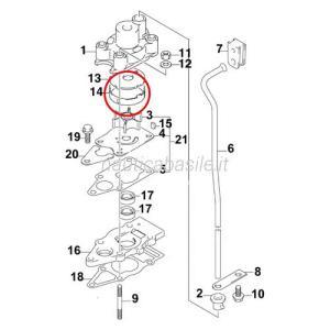 Alloggiamento girante evinrude johnson brp