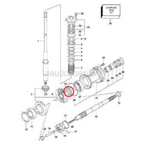 Anello 1,5 mm evinrude johnson brp