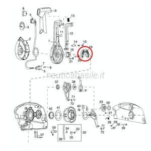 Blocco cambio marce evinrude johnson brp