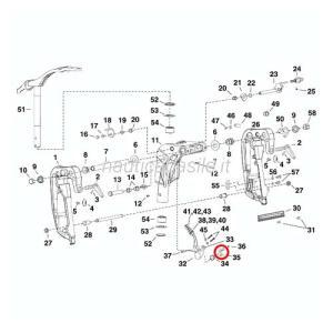 Braccetto sensore evinrude johnson brp