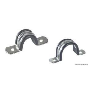 Cavallotti tubi inox/gomma 10 mm