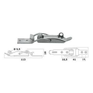 Chiusura a leva inox kg. 250