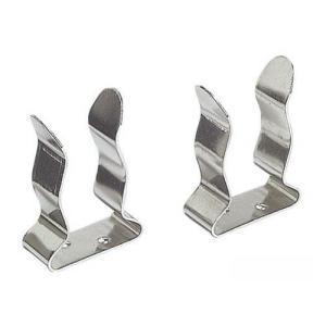 Coppia clips inox 25/32 mm