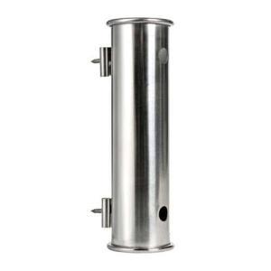 Coppia portacanne da parete aisi 316 acciano inox