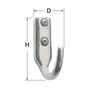 Gancetto inox 25x41 mm