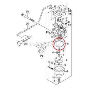 Guarnizione carburatore evinrude johnson brp