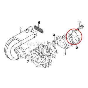 Guarnizione collettore evinrude johnson brp