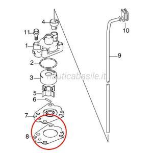 Guarnizione pompa acqua evinrude johnson brp