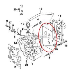 Guarnizione testata evinrude johnson brp