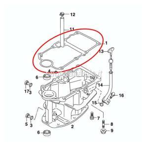 Guarnizione vaschetta olio evinrude johnson brp