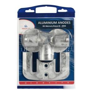 Kit bravo iii-04 alluminio anodi per mercruiser