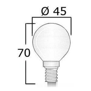 Lampadina 12 v 40 w e14