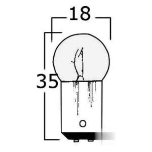 Lampadina bipolare 12 v 10 w