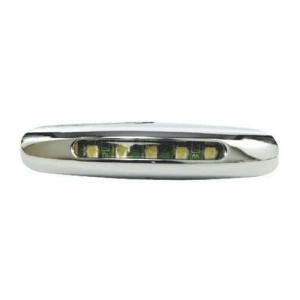 Luce cortesia cromata 5 led bianchi