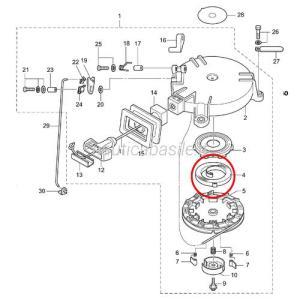 Molla di avviamento evinrude johnson brp