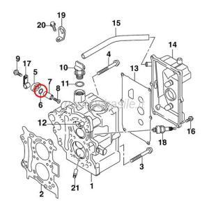 O-ring anodo evinrude johnson brp