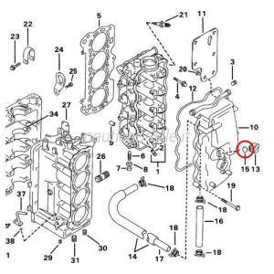 O-ring johnson brp.