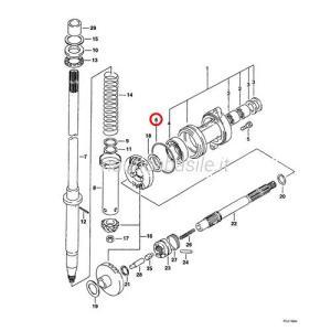 O-ring piede evinrude johnson brp