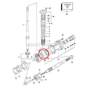 O-ring piede evinrude johnson brp