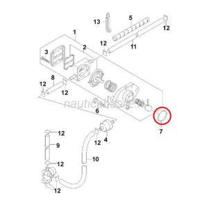 O-ring pompa carburante benzina evinrude johnson brp