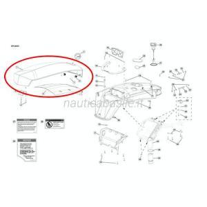 Pannello superiore bianco fuoribordo evinrude johnson brp