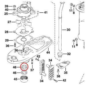 Paraolio piede evinrude johnson brp