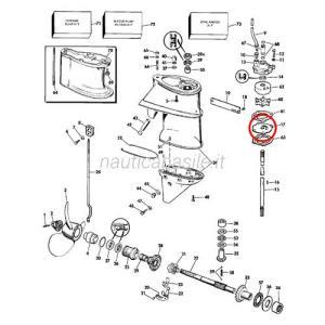 Piatto corpo pompa acqua evinrude johnson brp