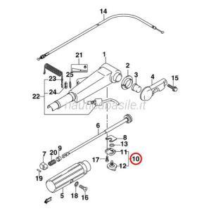 Regolatore manico evinrude johnson brp