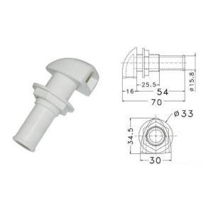 Sfiato in plastica ã 16 mm