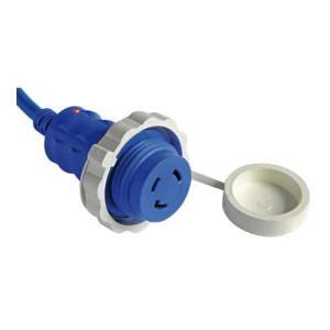 Spina + cavo 15 m blu 30 a