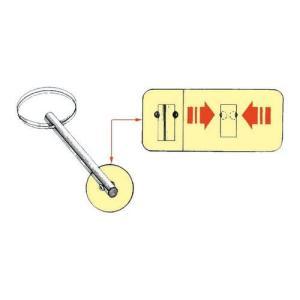 Spinotto autobloccante inox 6x51 mm