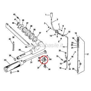 Supporto manico evinrude johnson brp