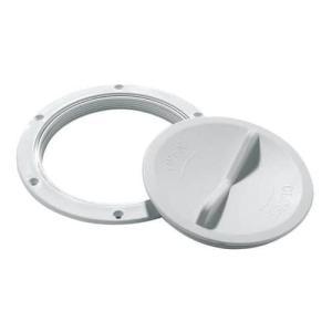 Tappo ispezione bianco 152 mm apertura facilitata