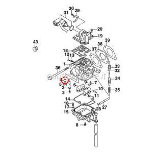 Ugello carburatore evinrude johnson brp