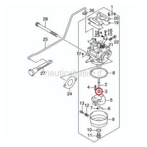 Ugello carburatore evinrude johnson brp