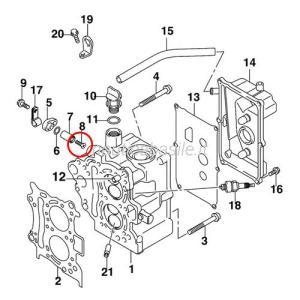 Vite anodo evinrude johnson brp