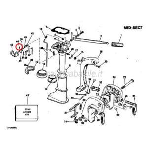 Vite evinrude johnson brp passo americano (usa)